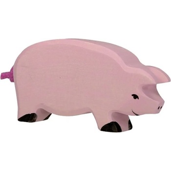 Image 1 of Holztiger Дървена фигурка Holztiger - Прасе (80065)