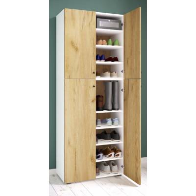 VCM Lona XXL 9dílný 70 × 39 × 182 cm bílý