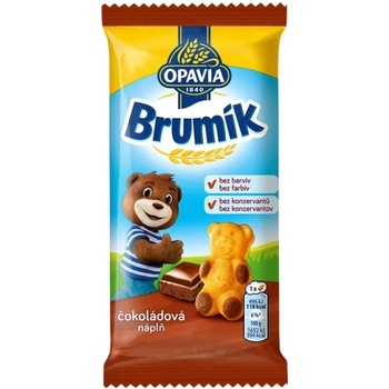 Opavia Bebe Brumík s čokládovou náplní, 30 g