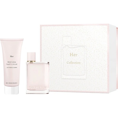 Burberry Her pro ženy EDP 50 ml + tělové mléko Her 75 ml dárková sada