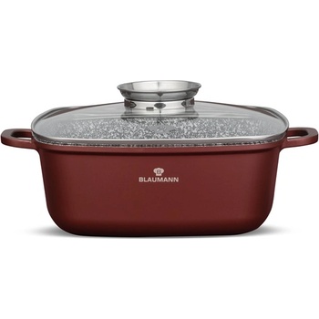BLAUMANN BL-4094 Квадратна тенджера с капак 6, 5L Cerastone Collection 28 cm (BL-4094)