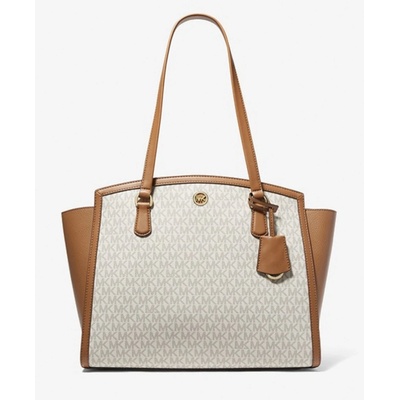 Michael Kors lg Chantal tote logo vanilla