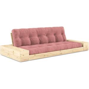 Karup Design Розов разтегателен диван от велур 244 см Base - Karup Design (1371015164)