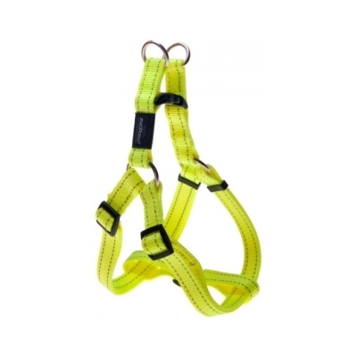 Rogz Utility XLarge - Светлоотразителен нагръдник за кучета, гръдна обиколка от 67 до 103 см , вратна 43-70 см. жълт