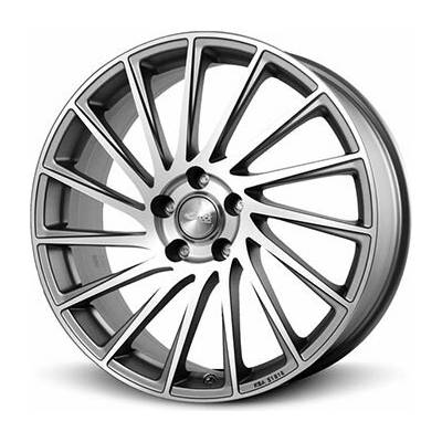 BROCK B39 7,5x19 5x114,3 ET50 metallic grey +leštěný