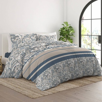 Image 1 of Png Панагюрище Двоен спален комплект с два плика Меко Клои 100% памук