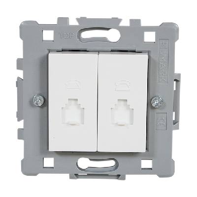 ТЕЛЕФОНЕН КОНТАКТ ДВОЕН БЯЛ el06232 splendor (6232)