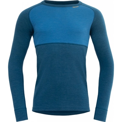 Devold Pánske funkčné tričko Expedition Merino Silk Shirt Man modrá