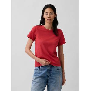GAP Памучна тениска VintageSoft GAP GAP | Cherven | ЖЕНИ | XXS