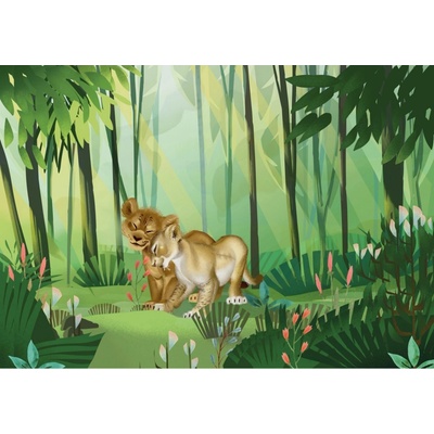 Komar Vliesová fototapeta Lví Král Love rozměry 400 x 280 cm