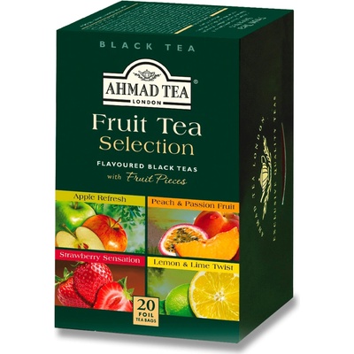 Ahmad Tea Černý čaj s kousky ovoce 20 x 2 g