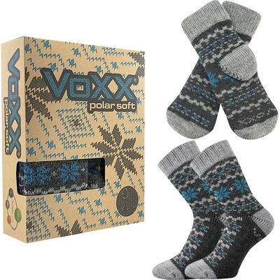 Voxx froté ponožky Trondelag antracit melé
