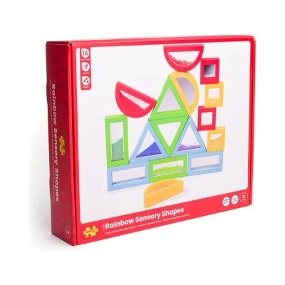 Bigjigs Toys Сензорни форми на дъгата (33034)