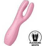 Satisfyer Threesome 3 - вибратор за клитор с акумулаторна батерия (розов)