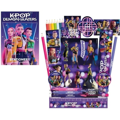 Pyramid International Adventní kalendář KPop Demon Hunters V2 - 24 unikátních dárků