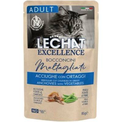 Monge LeChat Excellence Adult ančovičky se zeleninou 85 g