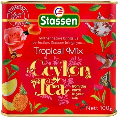 Stassen Černý čaj Stassen Tropical Mix Black Tea plech 100 g