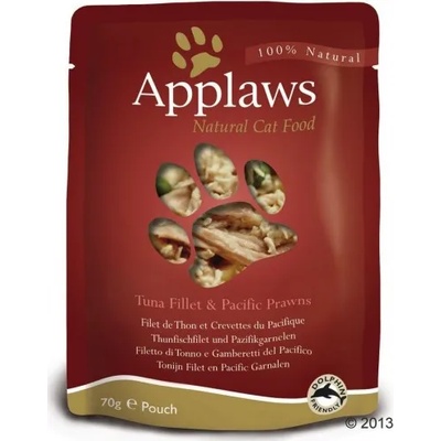 Applaws Tuna with Pacific Prawn in Broth - пауч риба тон и скариди в бульон 70 гр 8008