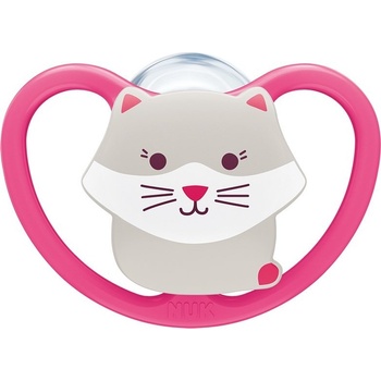 Nuk Space holka silikon 1 ks box Kočka 736516