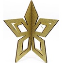 Decoled zlatá hviezda 3D 80 cm