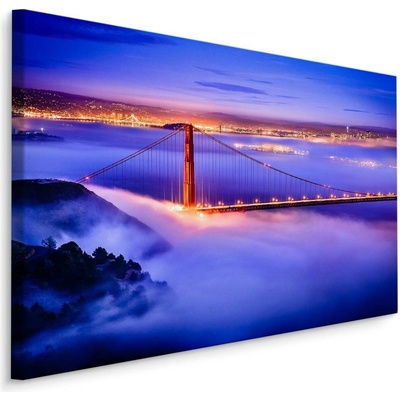 MyBestHome BOX Plátno Golden Gate Bridge, San Francisco I. Varianta: 90x60
