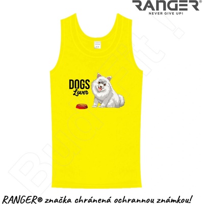 Ranger tielko motív Dogs Lover žltá