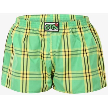 Styx Жълто-зелени дамски карирани шорти Styx Styx | Zelen | ЖЕНИ | S