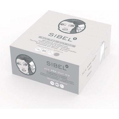 Sibel ALU fólie 14 mikronů - 12 x 27 cm - 300 ks - stříbrná 4336216