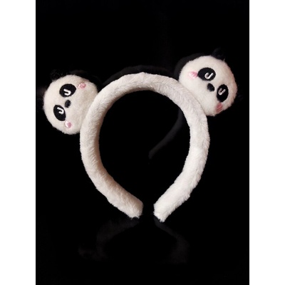 Radi handmade Пухкава диадема с панди (803)