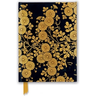 Flame Tree Publishing Uematsu Hobi: Box Decorated with Chrysanthemums (Foiled Journal) | Flame Tree Studio