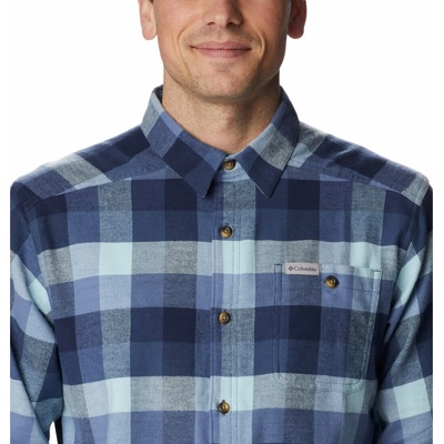 Columbia Cornellods pánska flanelová košeľa dark Mountain Buffalo check 1617951482