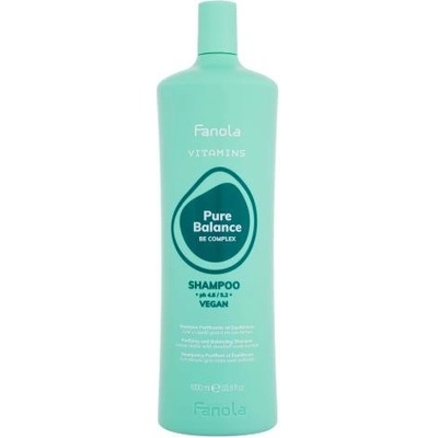 Fanola Vitamins Pure Balance Shampoo proti lupinám a mastnote 1000 ml