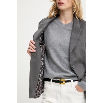 Answear. LAB Сако Answear. LAB в сиво с едно копче с изчистен дизайн (PK9006)