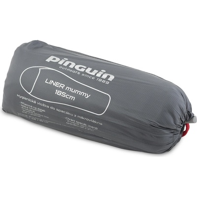 Pinguin Liner Mummy 185 cm sivá