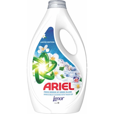 Ariel tekutý prací prostriedok Fresh Breeze of Greek Island 40 PD