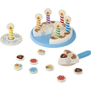 Melissa & Doug Дървена играчка Melissa & Doug - Торта за рожден ден (6074876) - baby