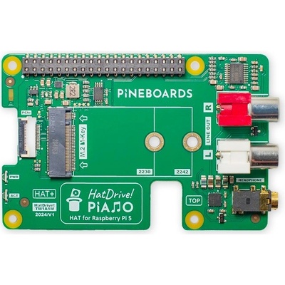 HatDrive! Klavír pre Raspberry Pi 5