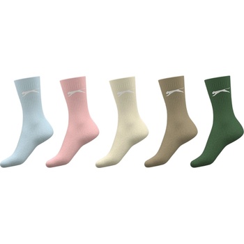 Slazenger Дамски чорапи Slazenger 5 Pack Crew Socks Ladies - Colours