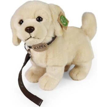 Rappa Плюшено куче златен ретривър стоящо с каишка 25 см eco-friendly
