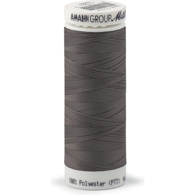 Prima-obchod Polyesterové elastické nitě Seraflex Mettler návin 130 m, barva 0415 šedá