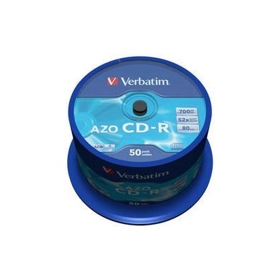 Verbatim CD-R(50-Pack)Spindle/Crystal/DLP/52x/700MB (43343)