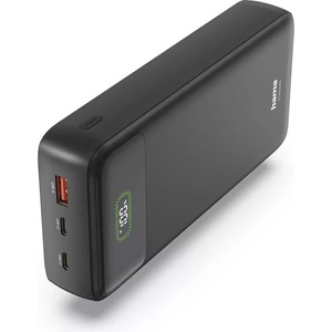 Hama Външна батерия "PD27-W65", 27000 mAh, Изходи: 2xUSB-C, USB-A, Бързо зареждане (HAMA-201781) - pic