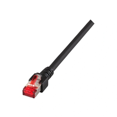 EFB-Elektronik RJ45 Patchkabel S/FTP, Cat. 6, LSZH, 0, 5m, schwarz (K5515.0, 5) (K5515.0,5)