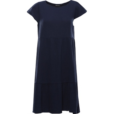 Alpine Pro Дамска памучна рокля ALPINE PRO AKESA moonlit ocean ALPINE PRO | Sin | ЖЕНИ | XS