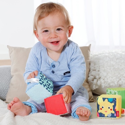 Fehn sada 4 kostek Color Friends