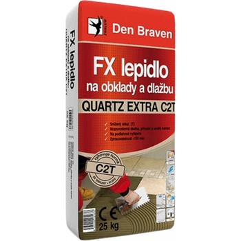 DEN BRAVEN FX QUARTZ EXTRA C2T lepidlo na obklady a dlažbu 25 kg