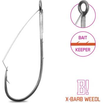 Delphin Háček na čeburašku B! X-BARB WEEDL 8 ks vel.1