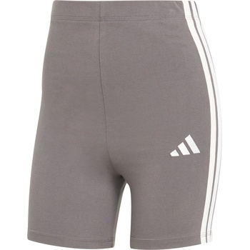 Image 1 of adidas Дамски къси панталони Adidas Essentials 3-Stripes Biker Shorts Womens - Grey Stra/White
