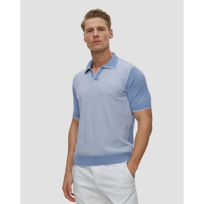 Pashmere Modré Bavlněné pánské Polo