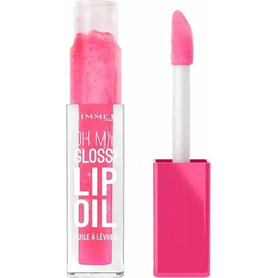 Rimmel Oh My Gloss! Lip Oil olej na pery s hydratačným účinkom 003 Berry Pink 4,5 ml